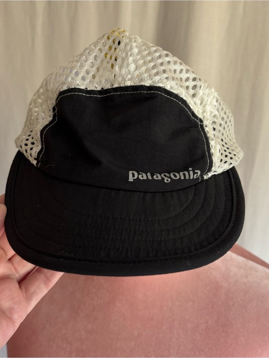 Patagonia Other - Patagonia Duckbill Cap Black White Mesh 5 Panel Running Hat